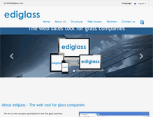 Tablet Screenshot of ediglass.com